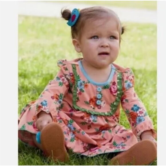 Matilda Jane Learn As I Go Dress Set Infant Girls Size 12-18 months Excellent Ve - Picture 1 of 10